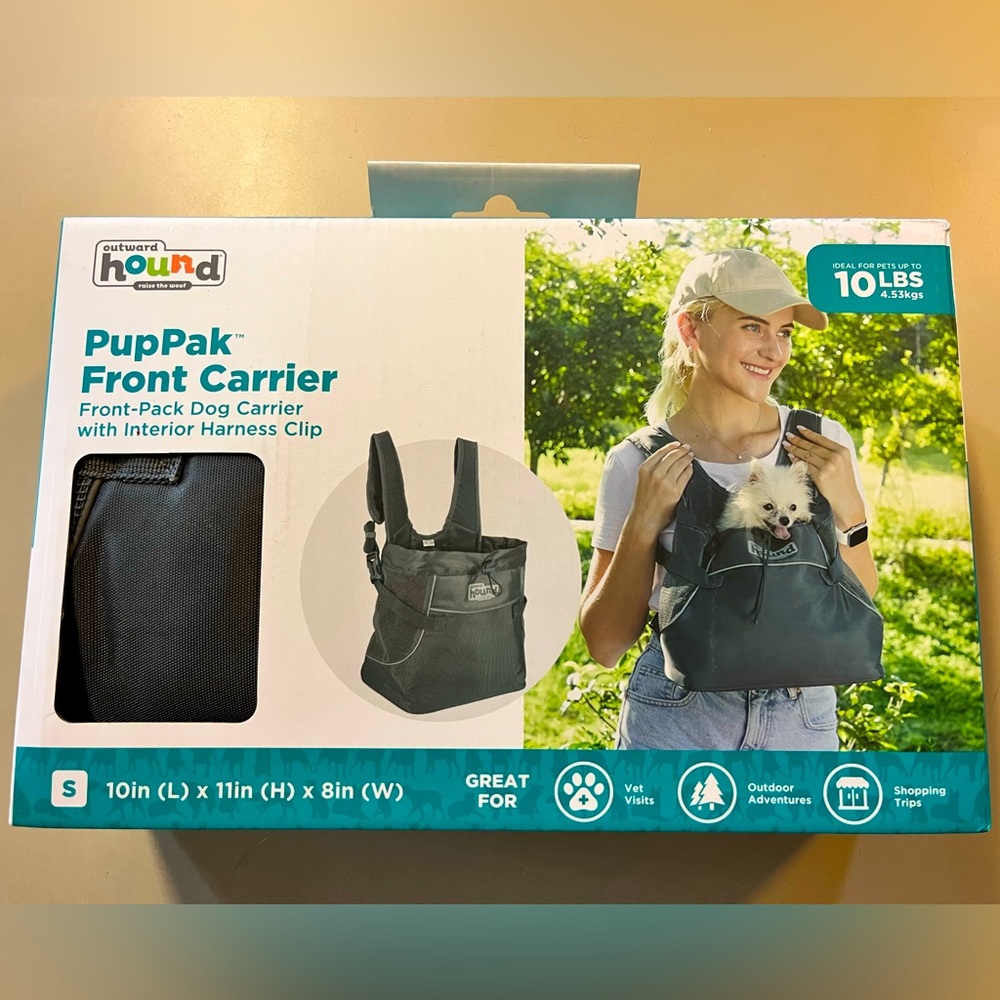Outward Hound Pet-Pack front carrier <10 lbs